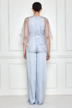 Dilnaz Ice Grey Sequinned Kaftan & Jumpsuit -Echo Clothing Store 7723diz63 3