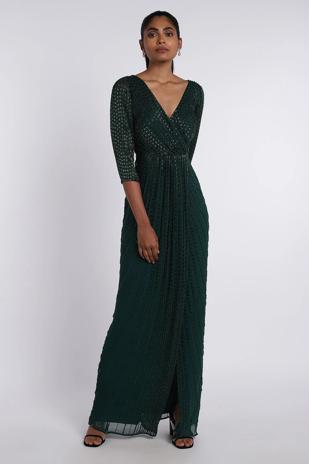 Sharnita Nandwana Kate Emerald Green Gown 2 Sharnita Nandwana Kate Emerald Green Gown - Image 2