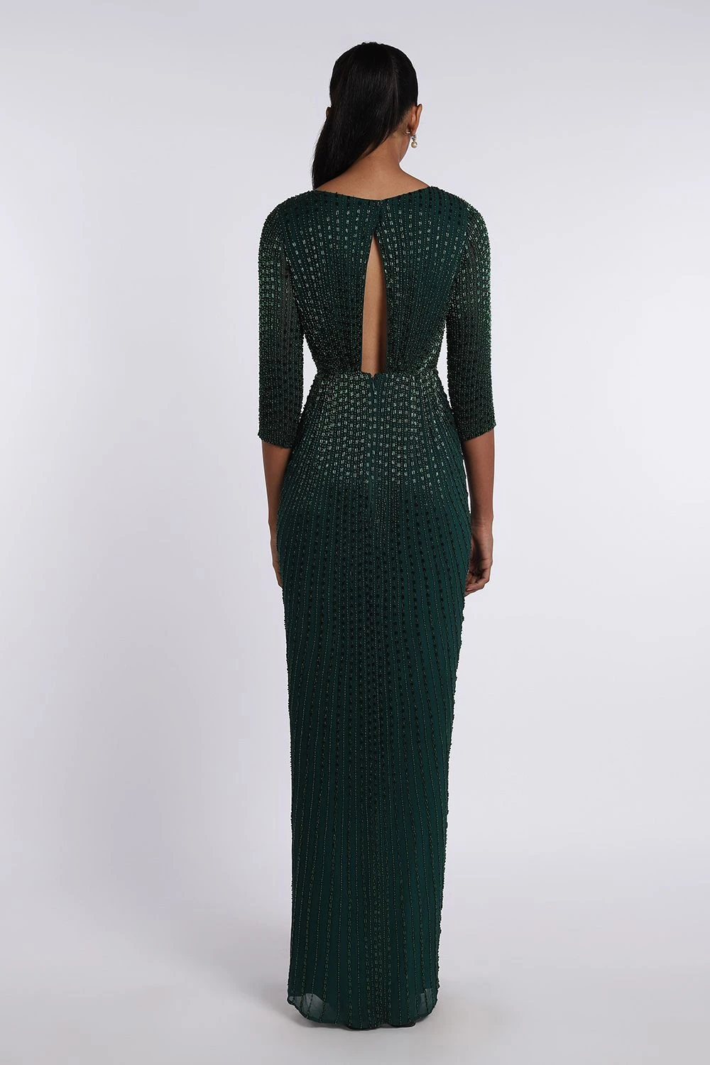 Sharnita Nandwana Kate Emerald Green Gown 5 Sharnita Nandwana Kate Emerald Green Gown - Image 5
