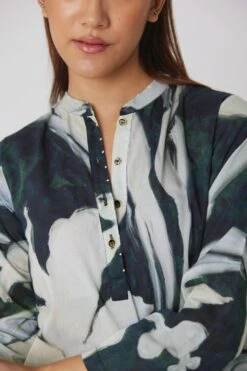 YAM Chicory Short Cotton Kurta Set -Echo Clothing Store 7923ym12 3