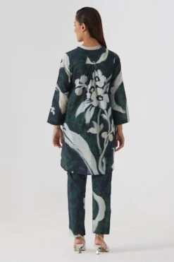 YAM Chicory Short Cotton Kurta Set -Echo Clothing Store 7923ym12 5