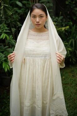 Baju Ivory May Handcrafted Dupatta -Echo Clothing Store 82bj41 4