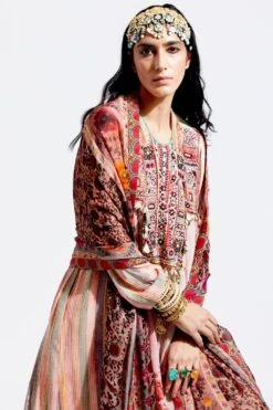 Aseem Kapoor Multi-coloured Sheer Silk Dupatta 6 Aseem Kapoor Multi-coloured Sheer Silk Dupatta -Echo Clothing Store 83ak16 3