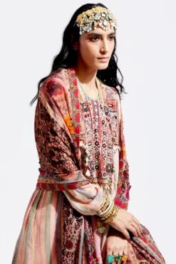 Aseem Kapoor Multi-coloured Sheer Silk Dupatta 7 Aseem Kapoor Multi-coloured Sheer Silk Dupatta -Echo Clothing Store 83ak16 4