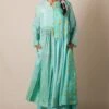 Injiri Sea Green Bandhani Dress