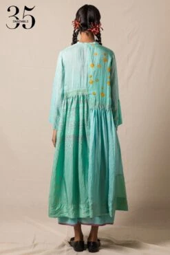 Injiri Sea Green Bandhani Dress 11 Injiri Sea Green Bandhani Dress -Echo Clothing Store 84inj1 6