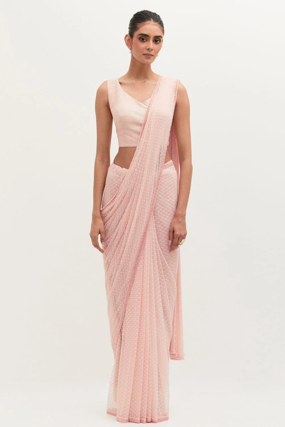 Mala And Kinnary Atlantis Cape Sari Set 2 Mala And Kinnary Atlantis Cape Sari Set - Image 2