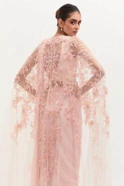 Mala And Kinnary Atlantis Cape Sari Set 10 Mala And Kinnary Atlantis Cape Sari Set -Echo Clothing Store 9823mk8 5