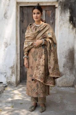 Archana Jaju Silk Printed Kurta Set