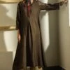 Medha Olive Green Embroidered Silk Kurta