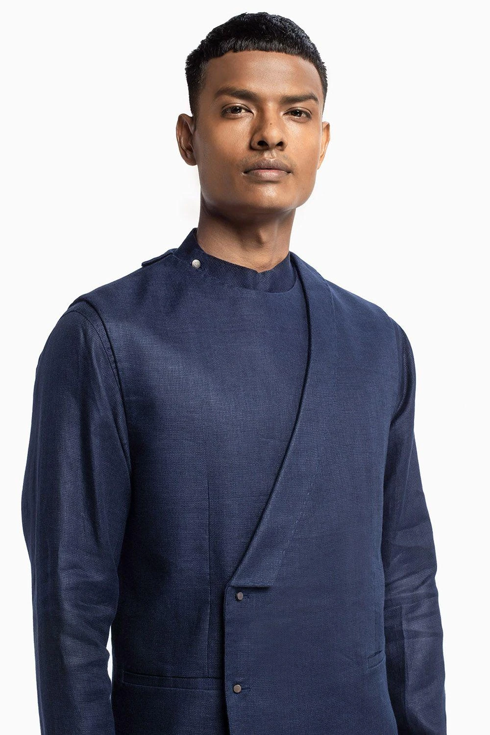 Divyam Mehta Men Monk Wrapped Jacket Set 3 Divyam Mehta Men Monk Wrapped Jacket Set - Image 3