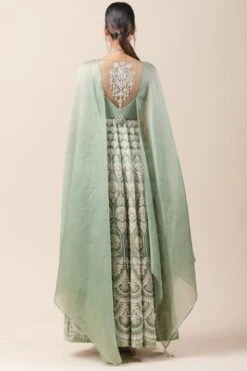 Tarun Tahiliani Mint Green Aari Work Anarkali -Echo Clothing Store fa ssu rsh dl 2 4