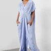 431-88 By Shweta Kapur Ice Blue Lounge Jumpsuit
