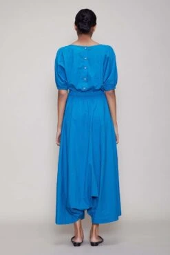 Mati Blue Jumpsuit With Elasticated Waist 7 Mati Blue Jumpsuit With Elasticated Waist -Echo Clothing Store mtsj blue 4