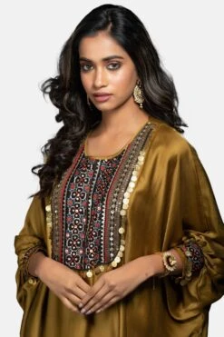 Prahnaaya Gold Mustard Anti-fit Kurta Set 6 Prahnaaya Gold Mustard Anti-fit Kurta Set -Echo Clothing Store octmgbatst 3 1