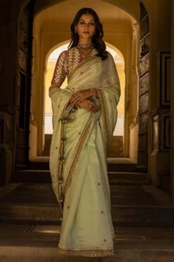Punit Balana Organza Silk Gota Work Sari