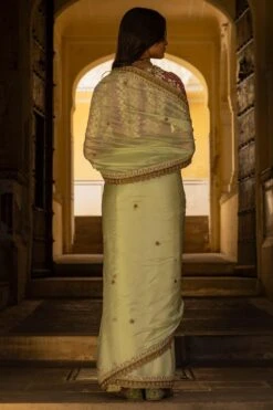 Punit Balana Organza Silk Gota Work Sari -Echo Clothing Store pbsb 17 3