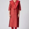 Red Cotton Silk Dupatta