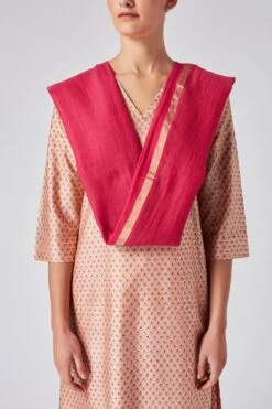 Pink Cotton Silk Dupatta 6 Pink Cotton Silk Dupatta -Echo Clothing Store pratap2010 3 3