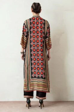 Rajdeep Ranawat Long Printed Panel Kurta & Pant Set -Echo Clothing Store rr 401 5