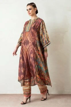 Rajdeep Ranawat Printed Panel Kurta And Pant Set -Echo Clothing Store rr 416 3