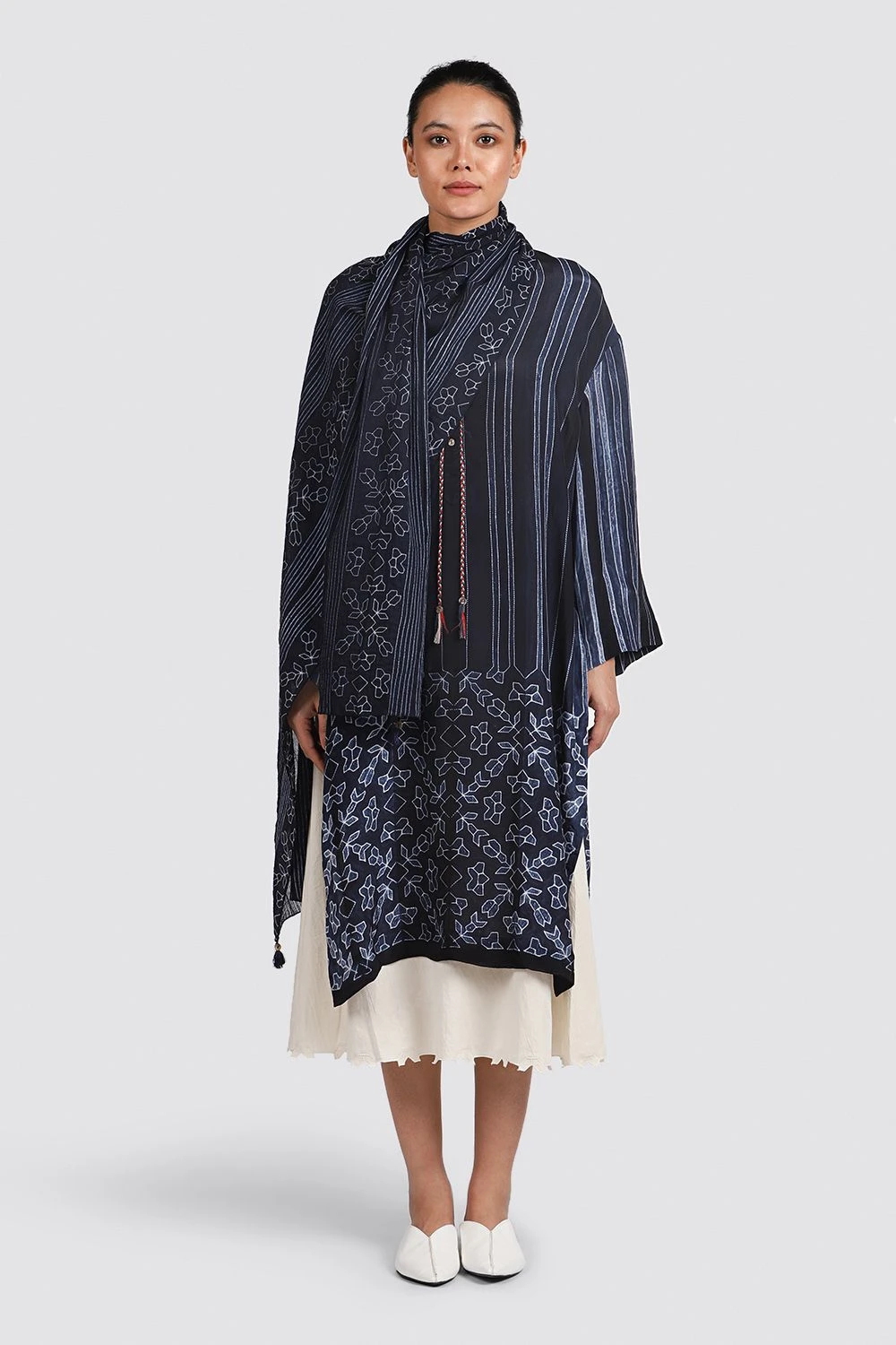 Ikai Shibori Scarf 1 Ikai Shibori Scarf