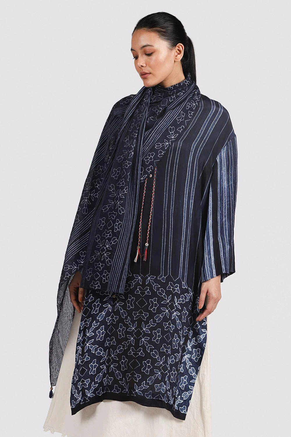 Ikai Shibori Scarf 2 Ikai Shibori Scarf - Image 2