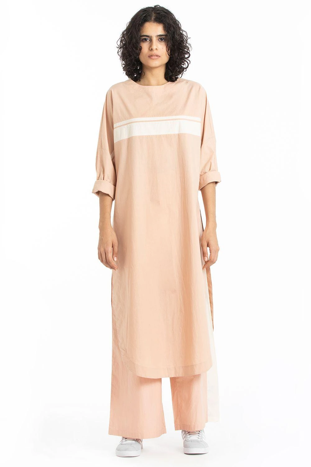 Three Pale Pink Long Jumper Co-ord Set 1 Three Pale Pink Long Jumper Co-ord Set