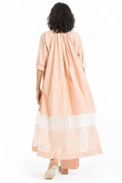 Three Pale Pink Gathered Neck Shirt Co-ord Set -Echo Clothing Store ss20 set36 4