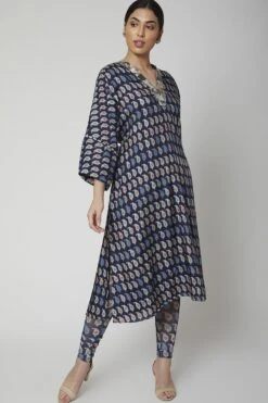 SVA Paisley Printed Tunic Set
