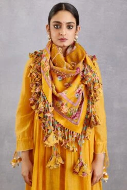 Torani Sunhera Roshay Latkan Scarf -Echo Clothing Store torjam1910 57 3