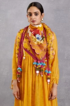 Torani Sunhera Chokor Guncha Scarf -Echo Clothing Store torjam1910 61 4
