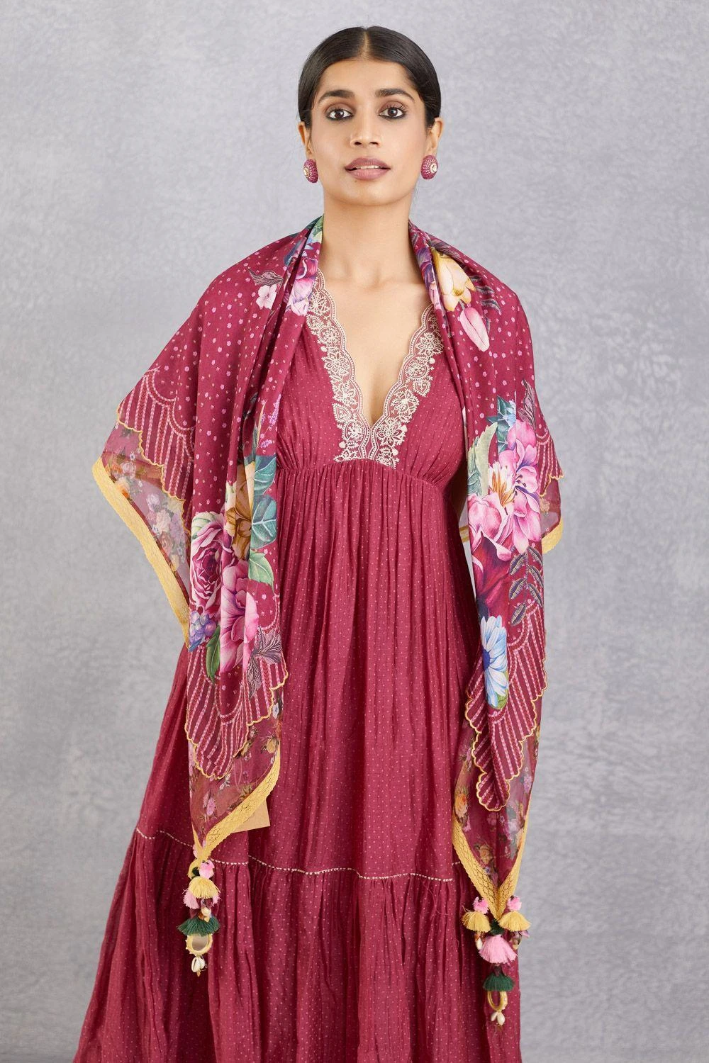 Torani Manika Chokor Guncha Scarf 2 Torani Manika Chokor Guncha Scarf - Image 2