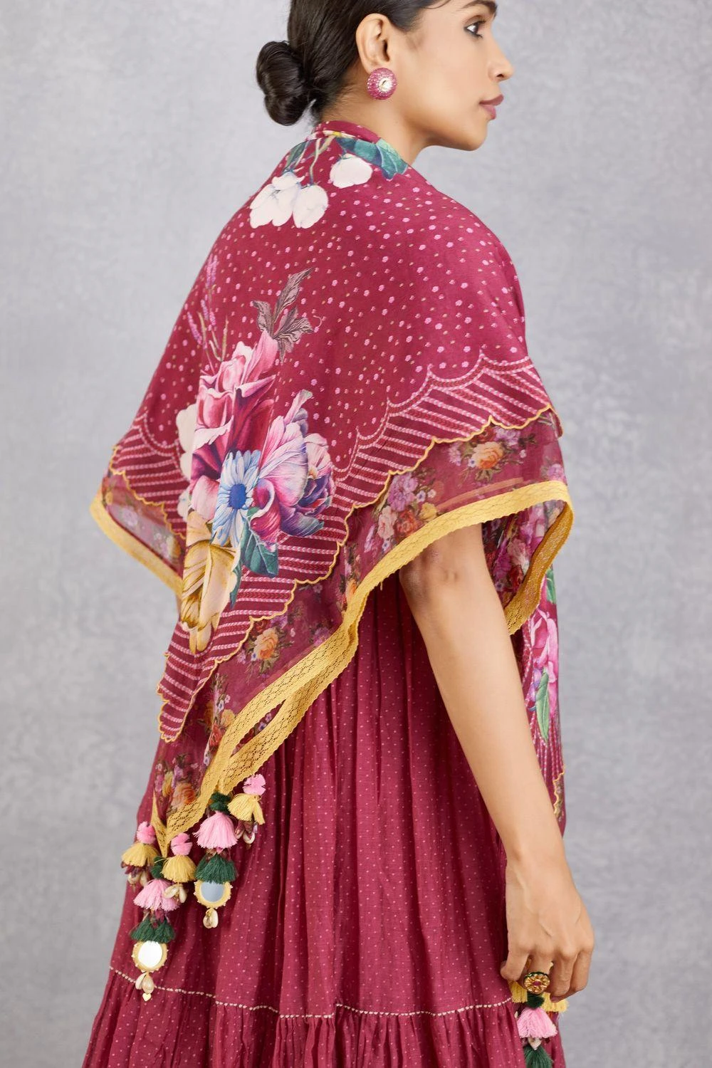 Torani Manika Chokor Guncha Scarf 3 Torani Manika Chokor Guncha Scarf - Image 3