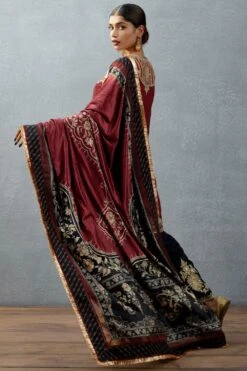 Torani Jet Black Bhagalpuri Printed Doshala 8 Torani Jet Black Bhagalpuri Printed Doshala -Echo Clothing Store tr 1309tg33 3