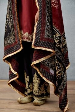 Torani Jet Black Bhagalpuri Printed Doshala 9 Torani Jet Black Bhagalpuri Printed Doshala -Echo Clothing Store tr 1309tg33 4