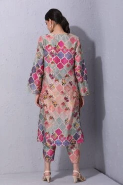 Varun Bahl Pret Multi-coloured Printed Kurta Set -Echo Clothing Store vb pret 20 mor tp k 09 3